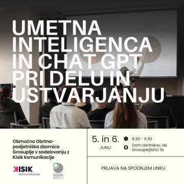 Umetna inteligenca in CHAT GPT pri delu in ustvarjanju_objava